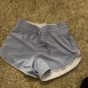 Lululemon Athletica Blue Athletic Shorts Lightweight Elastic Waist